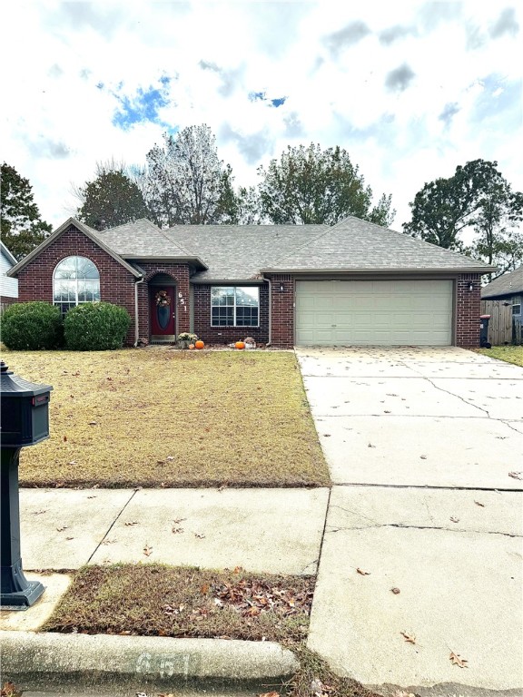 This updated home is perfectly situated in the heart of town, offering unbeatable convenience near Lake Fayetteville Trails, shopping, dining, Tyson World Headquarters, and more. The home boasts a newly updated kitchen and primary bathroom, complete with stylish granite countertops, new luxury vinyl plank and modern light fixtures throughout.The spacious primary suite features two walk-in closets, while the eat-in kitchen and large living room provide plenty of space for entertaining. A generous pantry and laundry room with cabinets provide ample space for storage. Step outside to enjoy the fenced, shaded backyard and patioāperfect for relaxing or hosting gatherings. Fireplace is not operable. Refrigerator, washer, and dryer all included.