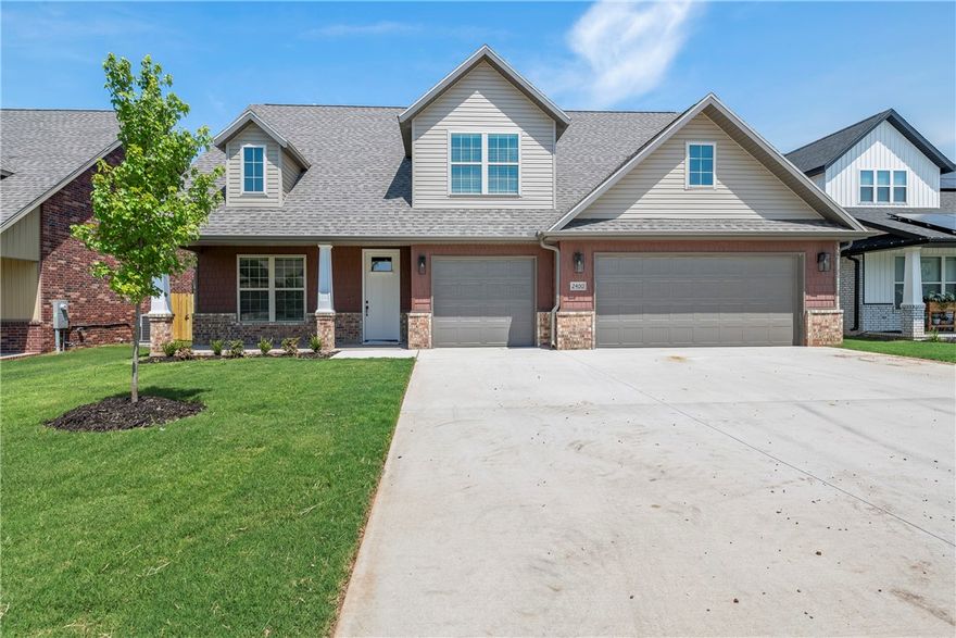 Attractive Made to Order Home Abounds with Features that Define Craftsman Style! The Open Floor Plan Allows for that Relaxed Feeling as you Enter the Home. Kitchen Cabinets that Extend to the Ceiling Offer a Clean Bright Look. Find an Extra Sparkle with Glass Door Inserts & Ambient Lighting. Kitchen is Further Accented with a Custom Painted Central Island, Providing the Perfect Spot for Family/Friend Gatherings or Extra Space for Food Prep & Baking. Under Cabinet Lighting. Large Flex Space at the Top of the Stairs had Endless Possibilities. There is an Effortless Flow into the Living Area Highlighted by a Shiplap Fireplace with Mantle. Wood Privacy Fence, Gutters, Sodded with Full Irrigation Included. Come Home & Enjoy the Quality, Beauty & the Energy Efficient Features. 2 Attic Storage Areas and Hot Water Recirculation Pump.