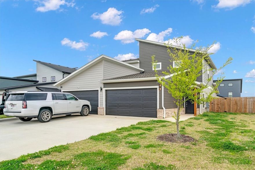 Fully leased, cash-flowing duplex with $39,480 annual income, ideal for investors & 1031 exchange buyers. Turnkey and built for performance, this newer duplex offers two well-designed units, each featuring 3 bedrooms, 2.5 bathrooms, and a 2-car attached garage, a layout that consistently attracts and retains quality tenants. Income is already in place with Unit 1 rented at $1,695/month through April 2027 and Unit 2 rented at $1,595/month through May 2027. Designed for low maintenance and long-term durability, both units feature modern finishes, open-concept living, and private spaces that support strong occupancy and tenant satisfaction. Located in a high-demand rental area near major employers, shopping, and dining, this property offers exactly what investors are looking for steady cash flow, minimal upkeep, and reliable rental demand, making it a strong addition to any portfolio or an excellent 1031 exchange opportunity.