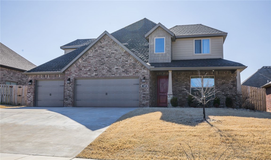 Don't miss out on this opportunity to live in Rolling Acres Subdivision! This 2017 home is has everything you could want! Awesome front porch, 2 back patio areas, soaring ceilings with beams in the living room, and more. Professional pics to come on Monday if it lasts! Agent owned. Open house Sunday 2-4.