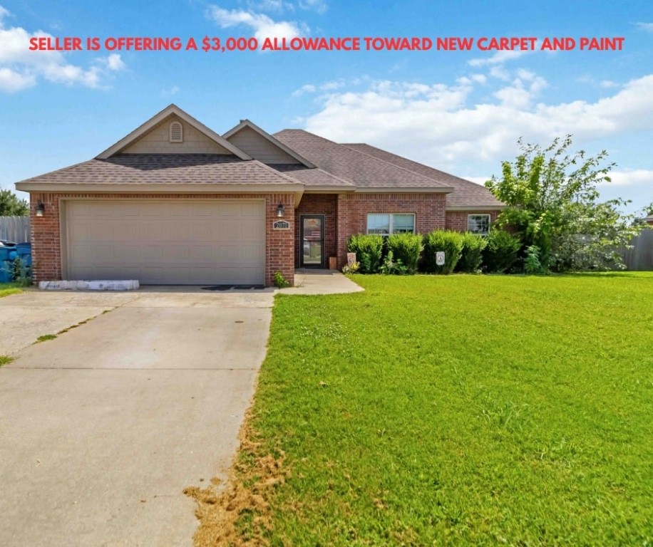 Welcome to 2071 Fields Cove in Pea Ridge, an all-brick home with custom cabinets, beautiful wood-look tile, and no HOA. Step outside to your own backyard retreat featuring a 5-year-old above ground pool with a deck and a 2-year-old pump, plus a covered patio perfect for relaxing or entertaining. This home is ideally located just 15 minutes from downtown Bentonville, 9 minutes from Big Sugar Golf Club, and only 3 minutes from Pea Ridge High School. As an added bonus, the seller is offering a $3,000 allowance. A perfect mix of comfort, convenience, and low-maintenance living in a growing community!