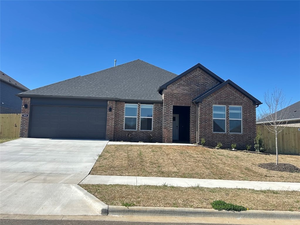 Gorgeous 4 bedroom single family home in Goose Creek Village. This new construction home features gorgeous quartz kitchen countertops, a large walk-in pantry & soft close cabinet doors. All kitchen stainless steel appliances include a refrigerator, gas range, microwave and dishwasher. Primary bedroom includes a lovely en-suite bathroom with quartz counter tops, double sinks, over-sized shower and walk-in closet. Good-sized bedrooms all have ceilings fans and 2" faux blinds. Huge living room showcases a beautiful modern electric fireplace with heater. Luxury vinyl plank flooring throughout the home. Large privacy fenced yard and covered patio. Oversized 2-car garage. Move-in ready!