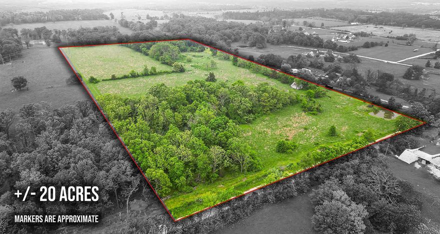 Great development potential for this 18.44 Acres.  Housing projects are close by, and the area is growing rapidly.
