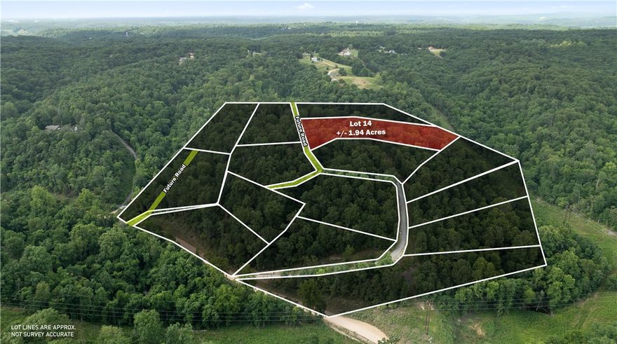 Perfect opportunity to build your dream home on this +/- 1.94-acre wooded residential lot, located just 5
miles from the Beaver Lake Boat Ramp and Lakeshore. Tucked away in a secluded, peaceful setting, this
property offers a quiet rural lifestyle with convenient access to town. Electric is already available on-site,
while a water well and septic system will be needed. With County Zoning, the current site plan is
preliminary and can be tailored to suit your needs in both size and shape, offering flexibility for your ideal build. Esculapia Hollow Rd is currently a dirt road, however, it is set to be paved this summer. Ideally situated approx. 3.5 miles from Lake Atlanta, 4 miles from Downtown Rogers, and 6 miles from Horseshoe Bend Marina, this lot provides the best of both worlds - tranquil living with easy access to outdoor recreation, shopping, dining, and more. Don't miss out on this prime piece of Northwest Arkansas real estate!