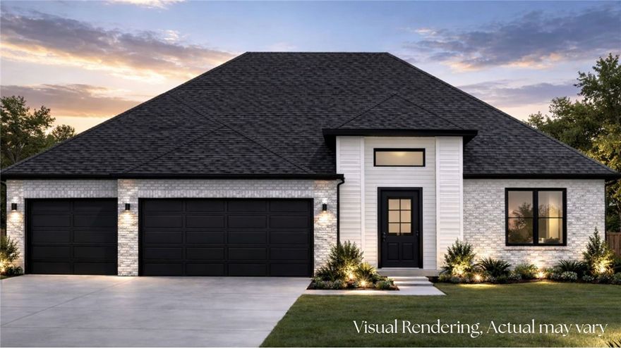 Fresh, functional, & perfectly positioned—this home delivers the modern lifestyle you are looking for. The open layout creates an easy flow between living spaces, while abundant natural light highlights the home’s clean finishes and inviting design. Built with both comfort and efficiency in mind, every space feels intentional, creating a home that is as practical as it is stylish.
Location is where this property truly stands out. With immediate access to the new 612 bypass connector, commuting across Northwest Arkansas is quick and convenient, putting dining, shopping, and entertainment just minutes away. The community adds even more to love, featuring a neighborhood pool, playground, and walking trails perfect for relaxing afternoons, staying active, and enjoying time outdoors.
Whether you're looking for convenience, smart design, or a neighborhood that enhances everyday living, this home offers the perfect blend of modern comfort and connected living in one of Northwest Arkansas’ most accessible locations.