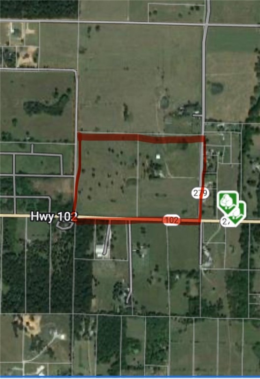 Great property with with lots of Highway frontage along HWY 102 and 279 in Centerton. Has an older 2 bedroom one bath house that is currently being rented.