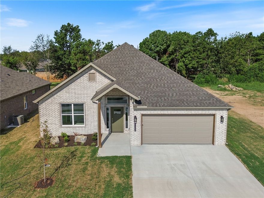 END OF YEAR BUILDER PROMO: Contract this home by December 31, 2025, and receive complimentary 2" faux wood white window blinds and a matching Frigidaire Gallery Refrigerator!!! 

Welcome to Heritage Ranch, Phase 4! This new construction home features 4 spacious bedrooms, 2 bathrooms, and an open kitchen seamlessly flowing into the dining and living areas with a fireplace. Enjoy stylish finishes and amenities, including brick and hardie siding, cedar shutters, full guttering, LED disk lighting with fan and light kits in all bedrooms, a spacious kitchen island with pendant lights, 3cm quartz countertops, a smart thermostat, a Frigidaire Gallery appliance package, and more! This home combines style, comfort, and the convenience of nearby schools, shopping, and other amenities.