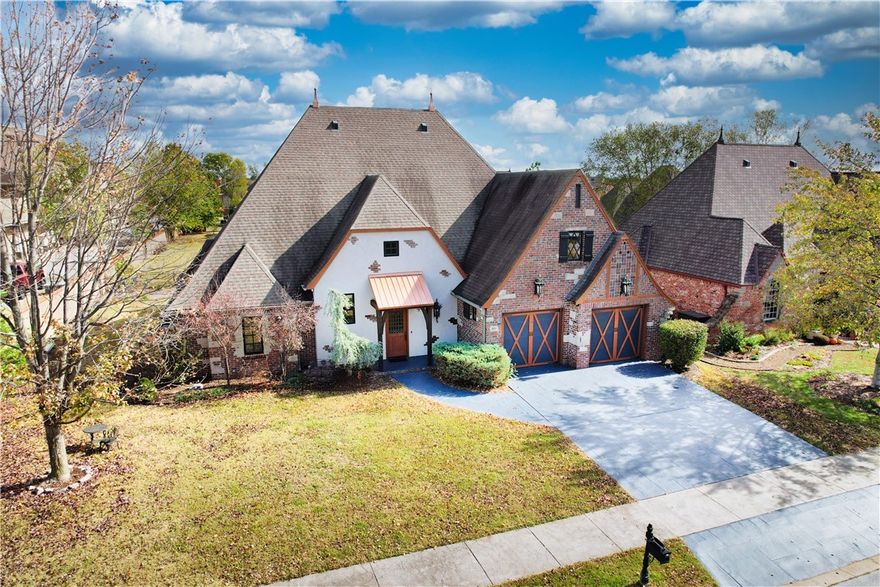 This home is near the incredible Coler Mountain Bike Trail as well as near 8th street with bike trails taking you all the way to the current and new WMT Home Office. It's a short drive from Bentonville's vibrant downtown for shopping, cultural attractions, and award-winning restaurants. It offers a wonderful blend of comfort and style nestled in a well-established subdivision near schools, parks, trails, and shopping. In the home you will find spacious interiors perfect for family living and entertaining. You will enjoy high ceilings, a kitchen with abundant counter space for preparing and serving dinners for family and friends. The large primary suite has high ceilings and boasts a distinctive arched ceiling entrance into your spacious bath with separate sinks, a spa like shower, and two large closets. The high efficiency living room fireplace will not only be enjoyed on cold winter nights but will help heat your home. The pool table, refrigerator, and washer/dryer all convey. Schedule your private tour today!