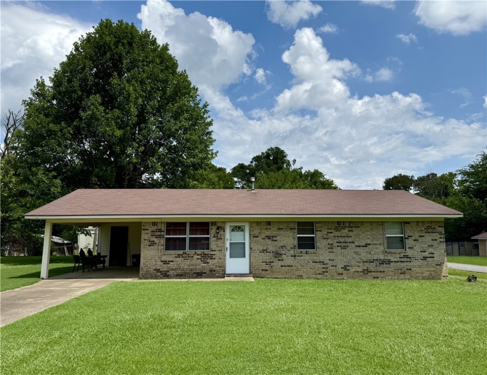 Take a look at this lovely little home that's perfect for a family or first time homebuyers! 3 bedroom, 1.5 bathrooms on a large corner lot with plenty of room to play or enjoy the outdoors. All appliances, dining room table and chairs, and outdoor metal building convey. Close drive to Two Rivers School District or a 15 minute drive to Dardanelle School District. Enjoy fishing less than one mile away at Lake Ola Dale and less than 10 miles at Lake Nimrod.