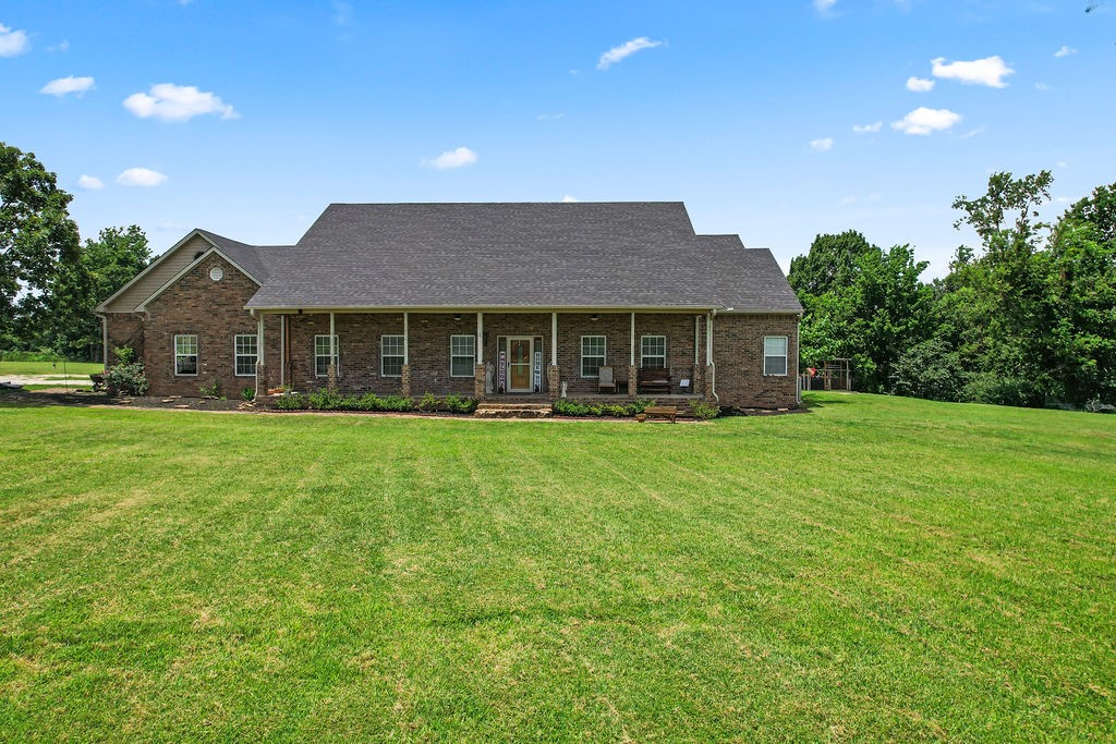 Welcome to your slice of country paradiseājust minutes from downtown Prairie Grove! Enjoy peaceful living on spacious land with all the comforts of home. The generous layout features a fully equipped kitchen with granite island, double ovens, full-size fridge, and ample storage. A large bonus room offers space for a home theater, office, or studio. Major recent upgrades include: new five-ton HVAC, water filtration system, new pool liner, new pool deck, new roof. Step outside to your private oasis with a sparkling pool perfect for summer fun. The barn/shop, while needing some tlc, offers room for hobbies, storage, or business use. Additional utility hookups on the far end of the land are ideal for future expansion-rental or workshop. The flat, fertile property is dotted with mature apple, peach, and cherry trees and offers great potential for farming, gardening, or development. Pre-qualification letter or proof of funds required with offer. Indoor cats are on-site and must stay in their designated room.