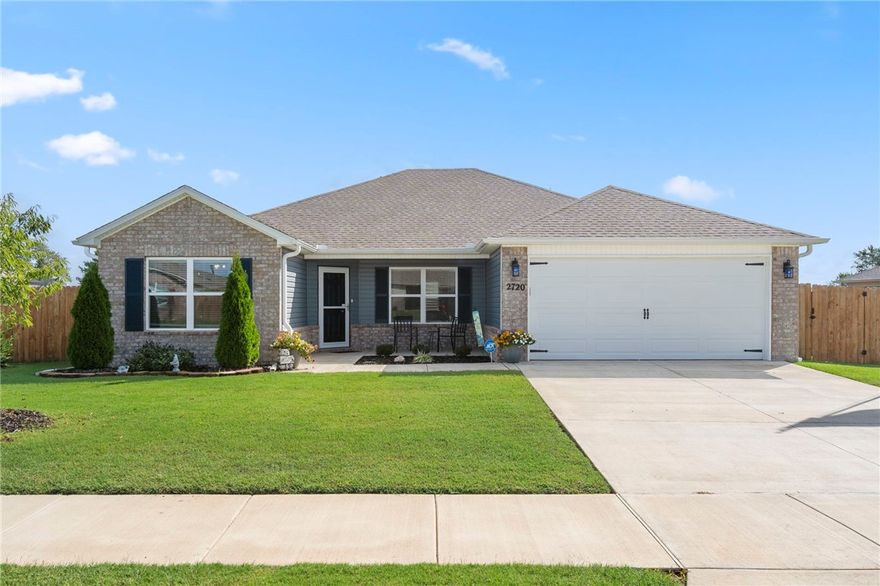 Better than new with all the updates!! 
Very well kept 4 bed, 2 bath, only 2 yr old home! Loaded with extras and updates that are ready for a new owner. Step inside to find all new ceiling fans, a beautiful kitchen backsplash with an added farmhouse sink and under cabinet lighting. Glass storm doors added to front and back to enjoy the perfect fall days.
Backyard entertaining made easy with newly added 12'x10' wooden deck and extended concrete patio space. Beautifully landscaped front and back yards! Store your stuff in the 10'x14' shed that conveys with the home. Brand new insulated garage door with thermal panes, lifetime warranty and new garage door opener. Fridge conveys with acceptable offer. So many great things about this home in Walnut Hill, you'll be glad to visit!