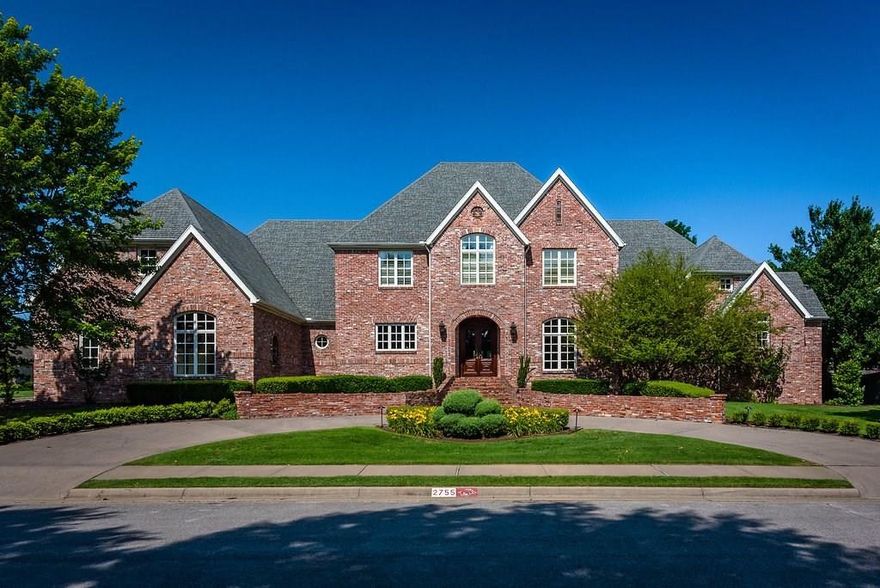 Entertain & be entertained in this stunning, over the top, Virgil Knight constructed 6 bdrm 6 bath masterpiece! Boasting new paint thru-out & every feature & amenity imaginable, a few pluses include: spacious rooms w/10' ceilings, crown molding, hand scraped hardwoods, solid walnut doors, stained glass, 2 masters, 2 laundries & 3 fireplaces!  Chef's dine-in kitchen w/gorgeous exposed beamed ceiling boasts Viking double oven/gas grill, 2 KitchenAid dishwashers, 2 double sinks & granite island w/ice-maker. Main level master features gas log fireplace, huge walk-in closet connected to 1 of 2 laundries & private entry to a heated saltwater pool w/water fall/slide & powered cover. Other features: game/media, exercise & locker rooms, central vac, irrigation, security & exterior lighting systems & an enormous 3 car, side entry garage & tons of walk-in attic storage. Far too much to mention, be sure to see the Virtual Tour & call today to arrange your private tour!