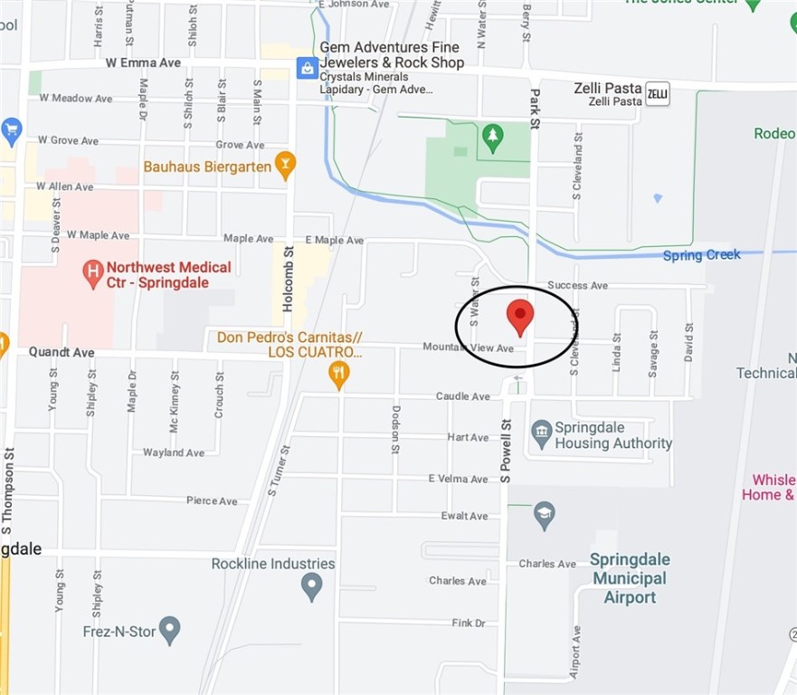 Looking to build your dream home , in a up growing area , walking distance to downtown Springdale , where everyone would love to own some property ??? This is the Perfect opportunity for you ...you can build office space bottom part, and residential on top , perfect for a duplex , or townhouse . Right on Razorback Regional greenway . Buyers to call the city of Springdale for needed information .