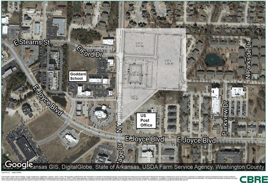 Lot 3 - $9.00 PSF. Commercial Lots For Sale or Build to Suit. Signalized Access onto Joyce Blvd and Zion Rd.