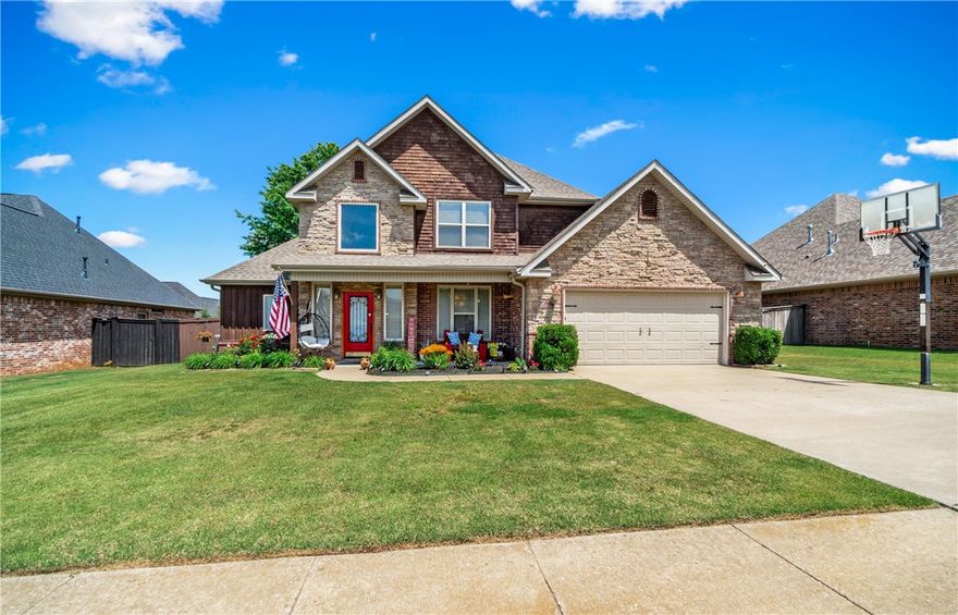 Welcome to this beautifully maintained 2-level home located in the highly sought-after Creekwood subdivision in Rogers. Offering 3 spacious bedrooms and 3 full bathrooms, this residence combines comfort, functionality, and style. You have 2 bonus rooms. One downstairs and one upstairs!  The exterior is a true highlight, featuring professionally landscaped gardens with vibrant seasonal flowers that enhance curb appeal and create a warm, inviting atmosphere. Step inside to find a well-designed floor plan providing ample space for everyday living and entertaining. Nestled in a prime location, this home offers convenient access to local shopping, dining, parks, and is walking distance to the Matrix Club. Mount Hebron Park is close by and has much to offer, and top-rated schools. It is ideal for families or anyone seeking the perfect blend of tranquility and accessibility. Don’t miss the opportunity to own a stunning home in one of Rogers’ most desirable neighborhoods. Schedule your private showing today!