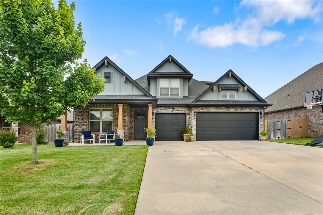 Welcome to your dream home in the sought-after Rolling Acres neighborhood! This stunning 6-bedroom 4-bathroom residence offers the perfect blend of luxury and comfort. As you enter you'll be greeted by a bright and spacious entry that flows seamlessly past a bedroom, guest bath and dining room. The open concept living area features a cozy gas fireplace and a large kitchen designed for entertaining boasting a generous island with seating and breakfast nook. Out on the oversized covered patio you'll find a gas fireplace TV hookup and plumbing for a gas grill; ideal for outdoor gatherings. There's even a fenced section for your furry friends to play. Neighborhood amenities include a pool playground and pavilion. Plus you'll be close to trails and parks making it easy to enjoy the outdoors.