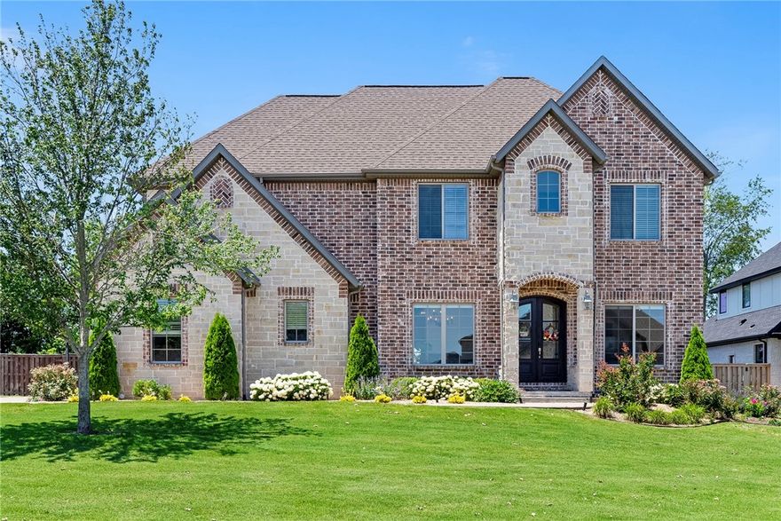 Welcome to this exquisite home nestled in the highly sought-after Oak Tree Subdivision. Living in the Oak Tree Subdivision grants you exclusive access to a range of community amenities such as a pool, club house, tennis courts, and playground. With new paint, spacious rooms, and a fantastic location, this property is a true gem. Step inside and you'll be greeted by a grand foyer that leads you to the heart of the home. The main level features an elegant office space, perfect for remote work or a quiet study area, formal dining room, expansive living space, utility room, and primary bedroom. Upstairs, this home features a cinema room with wet bar, three additional bedrooms, a half bath, and two full bathrooms. Step outside and be captivated by the outdoor oasis awaiting you. The expansive patio features a built-in grill, ideal for hosting summer cookouts and entertaining friends and family. The meticulously landscaped backyard provides a serene retreat for relaxation and outdoor activities.