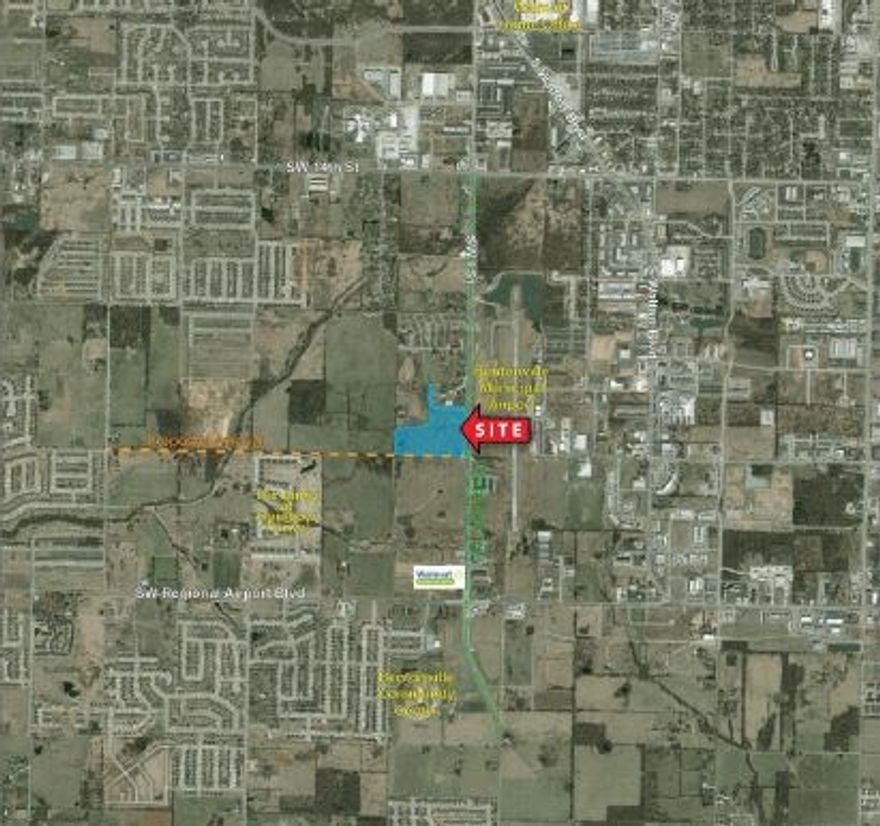 72 Hour Kick-out escape clause. Owner agent. Great development opportunity. 21+/- acres conveniently located. 1.7 miles from Walmart home office and 1 mile from the new Bentonville Community Center. 900 feet of frontage on recently widened I street.