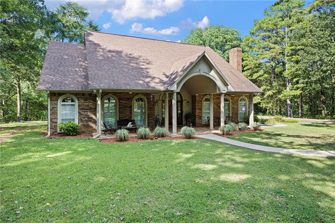Discover an exquisite 3,100 square foot residence situated on over 33 acres, nestled at the foot of Mount Nebo, and all the mountain has to offer, such as numerous trails suitable for mountain biking, walking or hiking adventures. The home encompasses three spacious bedrooms and three and a half bathrooms. The primary bedroom is equipped with two walk-in closets and a private bathroom, complemented by a dedicated office/study area. The generous living room on the main floor showcases stunning hardwood floors and a wood-burning fireplace, creating a cozy ambience.
The kitchen features elegant granite countertops, abundant cabinet space, and a sizeable pantry, catering to all your culinary needs. Ascend the beautiful staircase to find an additional living area, complete with a covered balcony. The property is surveyed into 3- acre plots making it a possibility for development opportunities or just enjoy it for your own personal enjoyment. such as hunting or enjoying the local wildlife. Don't miss out on this one !!