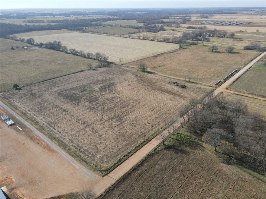 10 acres of open easy build land. This would be a great place for a small farm.