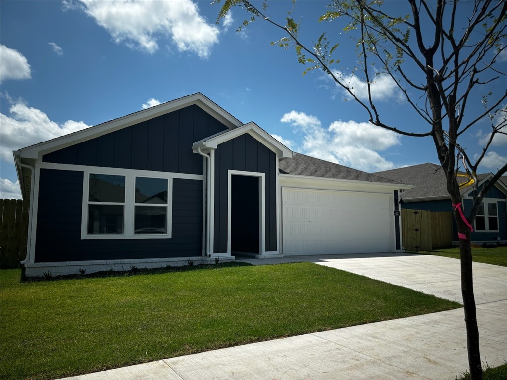Justin Plan in Aidenās Place, where you will find these beautiful NEW construction homes! Kitchens will have lovely cabinets, quartz countertops with Tile backsplash! Stainless steel undermount kitchen sink! Bedroom one will have quartz counters with double sinks l! Oversized walk-in shower with tiled walls and a walk-in closet completes this fabulous en-suite. All bedrooms and family room will have a ceiling fan! LED lighting! Garage door opener! Tankless gas hot water heater as well! Double pane, Low-E, vinyl windows! Secondary baths also have quartz countertops! Taxes and Parcel TBD. Exterior will have 4 sides LP Smart siding.