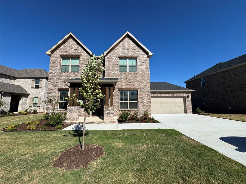 Welcome to this stunning 3-bedroom, 2.5-bathroom home located in the heart of Bentonville, AR. This property boasts a beautiful open layout that allows for seamless transitions between rooms, perfect for entertaining or simply enjoying the flow of your home. The designer kitchen, complete with built-ins, is a culinary enthusiast's dream, offering ample space for meal preparation and an eat-in area for casual dining. The bedrooms are spacious and feature walk-in closets, providing plenty of storage space. The home also includes a 2-car garage, ensuring ample room for vehicles or additional storage. Step outside to a covered patio, a perfect spot for outdoor relaxation. This home seamlessly blends functionality with style, making it a must-see property.