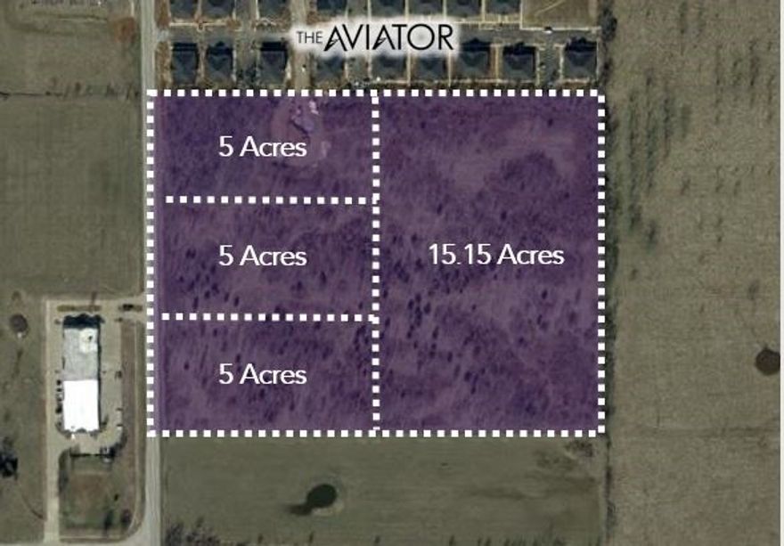 Development opportunity with frontage on SW Regional Airport Blvd.  5 acre tract for $15.00/SF.