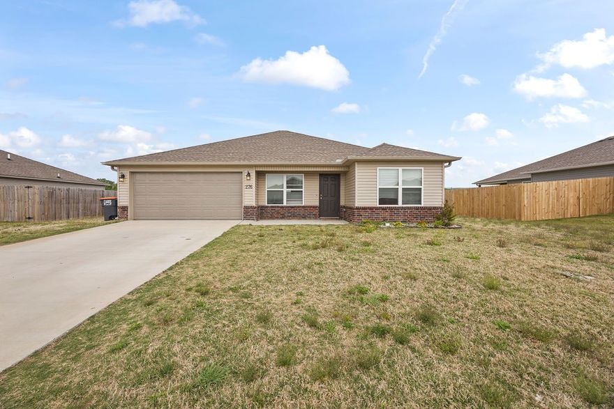 welcome to this beautiful 4-bedroom, 2-bath home in the charming town of Elkins! This property features a functional floor plan with a spacious living area and stylish flush bar top in the kitchen. Nestled in a peaceful neighborhood with a country feel you'll love tranquility.  Plus! Sellers are offering $2,500 towards buyer's closing cost.