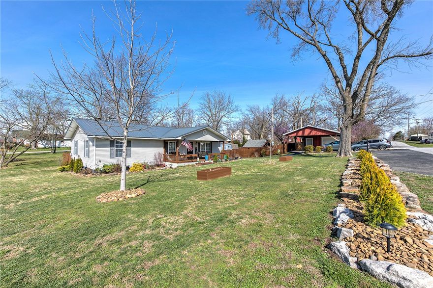 Storybook cottage with a classic, inviting front porch that welcomes you in from the moment you arrive. Pictures truly don’t do it justice—this is a must-see in person! Fully remodeled in 2020, this 2-bedroom + den home features an open floor plan perfect for everyday living and entertaining. Major updates include a new HVAC system (2024), roof (2018), and hot water heater (2018), offering peace of mind for years to come. The large yard provides plenty of space for play, gatherings, and outdoor enjoyment. Outside, you’ll find a detached oversized two-car garage, an additional two-car carport, and a spacious 16x20 shed—ideal for storage, hobbies, or weekend projects. A perfect blend of charm, updates, and livability—ready to enjoy from day one.