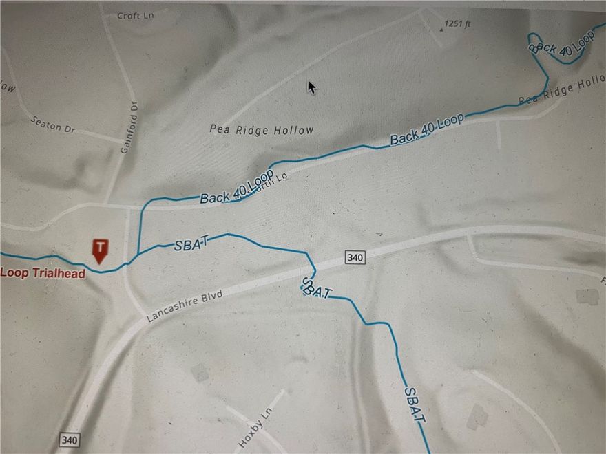Large, .35 acres, Buildable lot ~300 feet from the SBAT-Back 40 Loop Trailhead!! Trailhead is snuggled into the subdivision and not on major roads making this lot's proximity especially cozy and accessible. The Back 40 Loop is a trail system very uniquely “Bella Vista”. It is known as the Gateway Trail for the East side of Bella Vista. The 21 mile Trail connects to dozens of trails, Blowing Springs Park and Amphitheater, an RV Park & Camp Ground. Additionally, Back 40 Lp winds around 4 Lakes and ends at the Razorback Greenway. Razorback Greenway is a 40 mile hard surface trail exploring 6 cities and downtowns, extending to Kessler Mt Park in Fayetteville. It has countless feeder trails for exploring each city and makes for excellent bike access to events, dining & more. These advanced trail system & progressive planning throughout NWA has firmly established Benton Co as the undisputed Mt Bike Capital of the World and Bella Vista its crown jewel! Recreation, Resort Sale Living & its in the Ozarks!