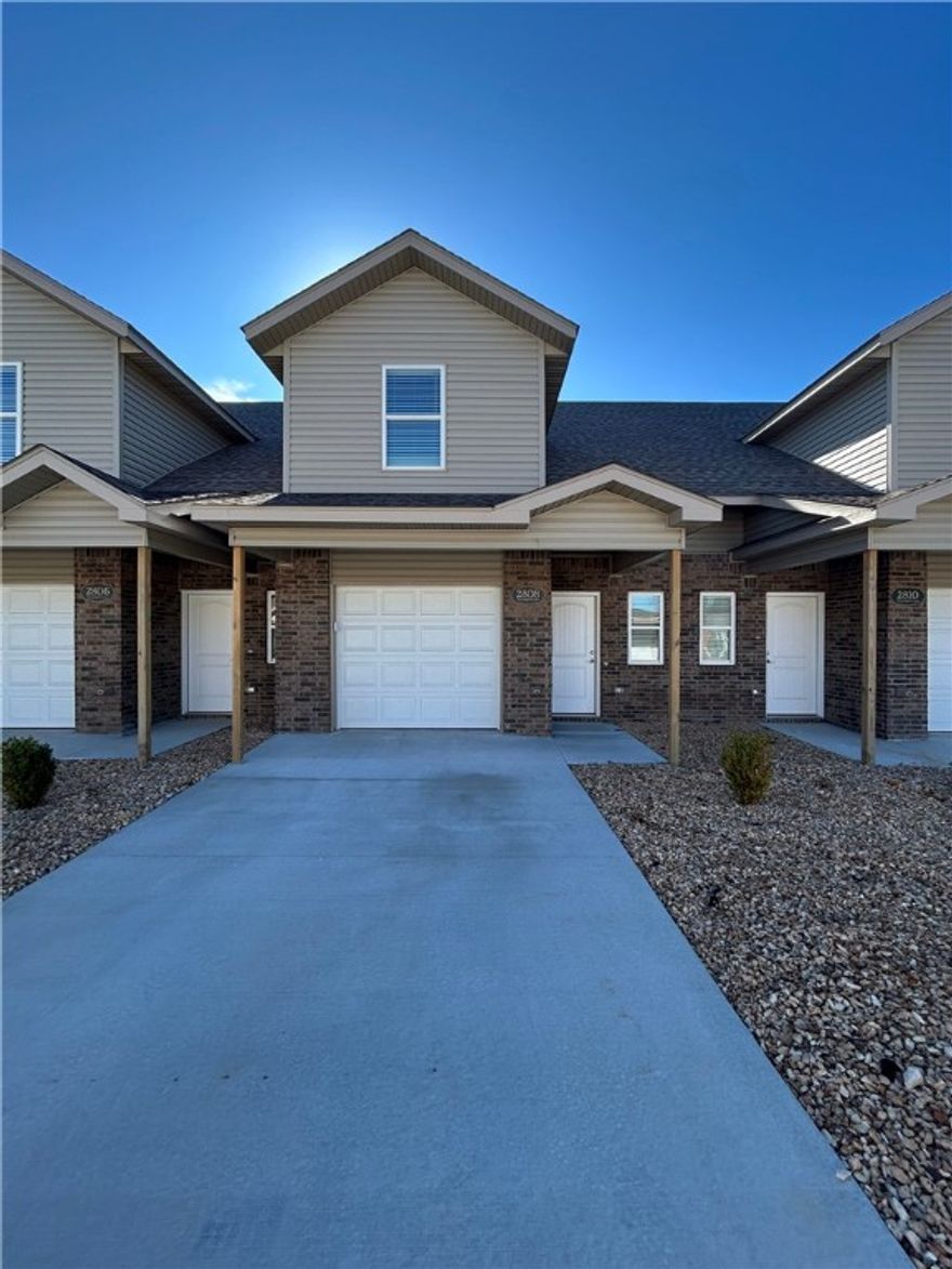 Welcome to this newly built, modern townhome featuring 3 spacious bedrooms and 2.5 bathrooms. Designed with contemporary living in mind, this home offers an open and functional layout, stylish finishes, and the convenience of a 1-car garage. Enjoy the comfort of new construction with low maintenance and thoughtfully designed living spaces perfect for everyday living or entertaining