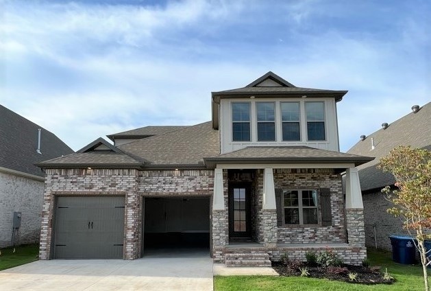 Brand new construction, ready-to-move-in North-facing house located in Aurora neighborhood. The home features 4 bedrooms 2.5 bathrooms with an open layout with a formal dining room, living room has fireplace, and French doors leading to a covered patio with an outdoor fireplace. The kitchen features a gas cooktop with a vented hood, a pantry, and a large granite island. First-floor owner’s suite, featuring a vaulted ceiling and a luxurious private bathroom with double vanity, soaking tub, walk-in shower, and walk-in closet. Upstairs, three spacious bedrooms, each with walk-in closets and full bathroom with dual vanities.