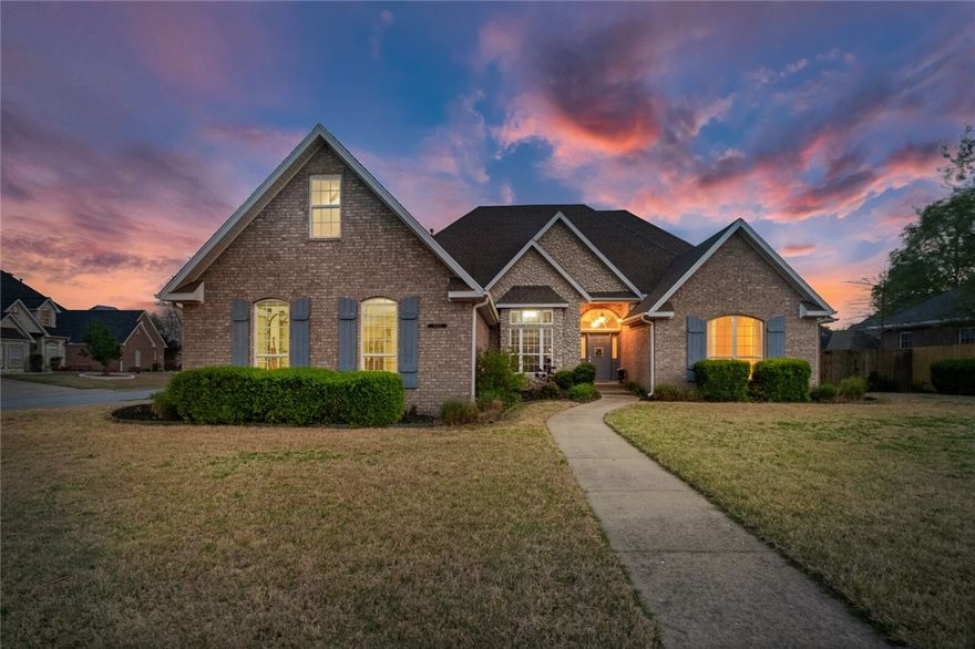 Nestled on a serene corner lot in the desirable Bent Tree subdivision, this meticulously maintained 4-bedroom, 4-bathroom home offers just under 3000 sqft of elegant living space.Built in 2002, the residence combines timeless architectural charm w/ modern amenities, providing a perfect blend of comfort & sophistication.The interior features a spacious, custom-designed library featuring built-in shelves & a ladder, ideal for book enthusiasts or as an executive home office.The living room creates a warm & inviting atmosphere to gather w/ friends & family.The master "wing" provides a retreat-like feel to escape to. This home is equipped w/ a large bonus room which can be used for a number of purposes including hosting guests, workout space, or media room.The kitchen is an ideal chefs kitchen w/ double ovens and newly updated granite counters.Updates include new HVAC 2023, new water heater 2021, new roof & gutters in 2019.Neighborhood park includes pickleball, bball, & playground.Greenway less than a mile! New Carpet