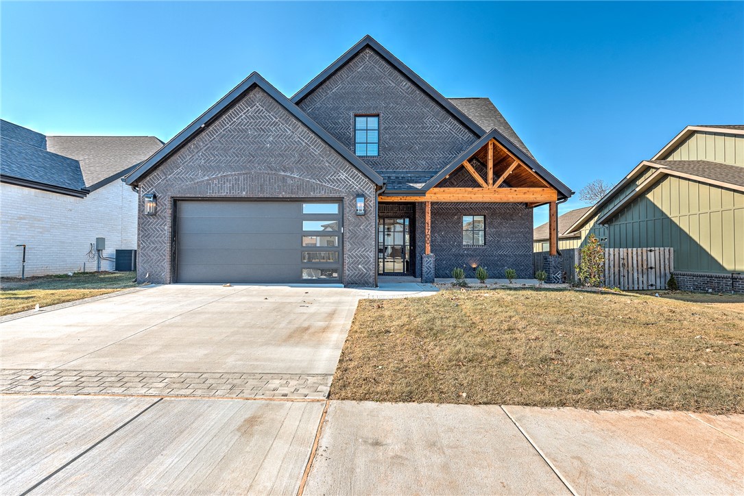 Welcome to this stunning new construction located close to everything NWA has to offer.
This beautifully designed home by Realty + Design Co offers luxurious, custom-built
details and high-end finishes throughout. Featuring sophisticated custom steel doors
and windows from Manhattan Steel Door Co., custom trim molding, and rich hardwood
flooring, this residence combines style with exceptional craftsmanship. The spacious
kitchen offers a striking quartz waterfall island, top-of-the-line GE CafƩ appliances, and
ample custom cabinetry for all your storage needs, including spacious pantries.
Entertaining flows effortlessly from the open- concept kitchen to the main living and
dining areas, where large windows and French doors provide abundant natural light.
Fences and Bathroom glass/mirrors included, completed prior to closing. Lender credits
available with preferred lender. 2 miles of Pinnacle Hills Promenade, I-71, Rogers Entertainment District, and Aquatic Center.