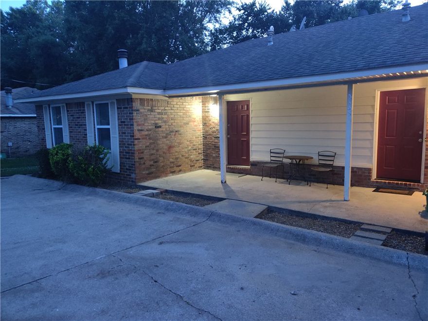 Late May  expected availability this 2 bedrooms, 1 bath duplex with lawn care provided.  Enjoy the tucked-in, peaceful, and tree-shaded back deck that overlooks a babbling creek. This property is located close to College Ave. and a short drive from I49 for convenient commuting.  Butterfield Elementary School, Bike Trails, Walking Trails are very covenant!   This property is a  Arkansas Real Estate Broker owned property,

Seeking min. credit score of 650 on all adult applicants with a $35 application fee per adult. Pets considered with a pet deposit of $300 (non-refundable fee) per pet (max 2 pets) and $25/month per pet with dog breed restrictions.