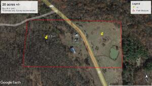 12.5 acres located in the Foothills of the Ozark National Forest between Clarksville, AR & Oark, AR minutes from the Mulberry River joining the Ozark National Forest on 2 sides. Several structures include: 40 x 80 hay/horse barn w/ several stalls, 20 x 36 Shop, & a 1392 sq.ft. old home place (little value given) (as-is). Located on paved county road w/ wells and rural water on site (meter pd.) About 1/2 wooded - level to elevated. Beautiful location w/ many outdoor activities available from hunting to side-by-side adventures! More land available.