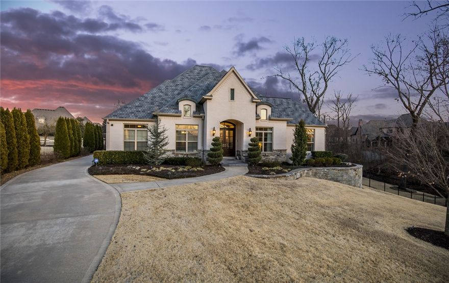 Peace, relaxation, luxury...
Enter your personal world of style and luxury inside the gates of Pinnacle Country Club, a breathtaking 5-bedroom and 8-bath masterpiece. Lavishly entertain your guests in this well-appointed estate with cutting edge kitchen that is open to the main living room. Step outside to the sparkling pool, spa & outdoor living area complete with a first-class pool/guest home. After a great day golfing, enjoy your state-of-the art home theater or work out in your gym. Main Home is 5773 ht.sq.ft. and guest home is 873 ht.sq.ft. with full kitchen, bathroom, workout room (or bedroom) and living area. Fabulous home on 1.09 acre lot on a quiet street/location - very private! Make it yours today!