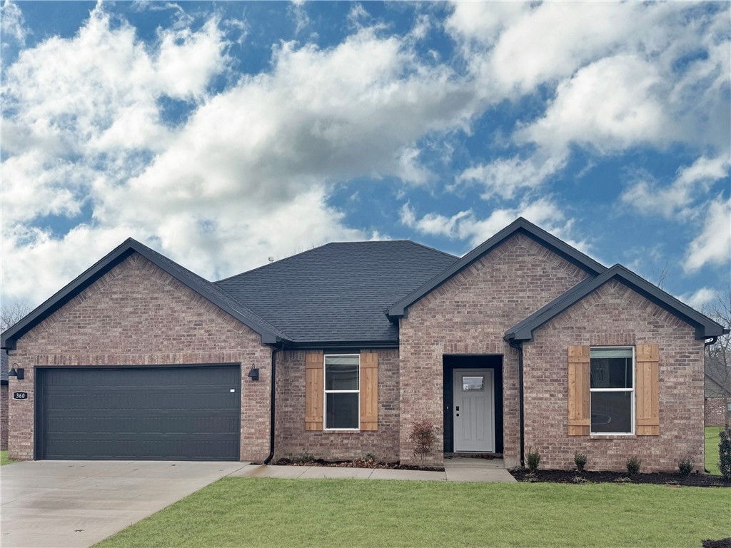 Sold Before Print. Beautiful Bandera plan in Goose Creek Village, the impressive subdivision where quality and affordability meet in the heart of Farmington. This home features gorgeous quartz kitchen countertops, stainless steel appliances and a walk-in pantry. (per plan) 42-inch upper cabinets with top molding and soft close cabinet doors. Private bedroom one includes a lovely en-suite with quartz counter tops, double sinks, over-sized shower and walk-in closet. Living room will showcase a beautifully modern Electric Fireplace with heater. Luxury Vinyl plank flooring throughout! Ceiling Fans! This home exterior will have 4 sides brick! Covered patio and a landscape package. Garage Door opener! Taxes and Parcel # TBD.