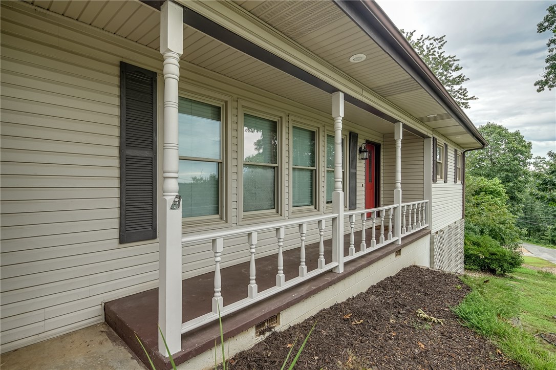 Winter view of Lake Windsor! Home warranty included! Built in 1978 featuring; 1744 sq ft, 3 Bedrooms, 2 1/2 Baths, secluded back yard, extra parking. Main Floor; spacious living room w/ natural light, master suite w/ private Bath and Walk-In Closet, Eat-In Kitchen, 2nd Bedroom, Full Bath, Utility Room, 1 Car Garage w/ work space, Large deck, covered porch. Walk-out basement; New flooring & paint, Family Room, Kitchenette, Bathroom, 3rd Bedroom, Storage, & Patio. Close to Hwy 71 / I49 for daily commute.
