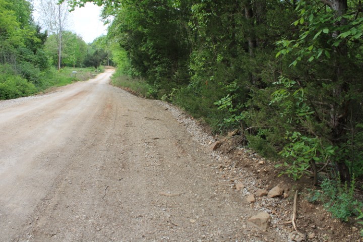 Only 7 Miles Out - Neat 1 Acre full of trees, clear your homesite and keep the trees for privacy. Wet weather streambed alongside the road offers opportunity to build a neat bridge for your driveway entrance - or keep it simple with a culvert and siderails to cross over and tuck your home away from the road surrounded in the privacy of the trees. See documents for survey, aerial map, plat and restrictions. Note that Southwest Boone Water is in the area but they are not connecting new meters at this time because existing water line is currently serving more customers than it is designed for, they hope to make improvements but there is no timeline at this point, consider another water source for the time being such as a water catchment system or possibly a well.