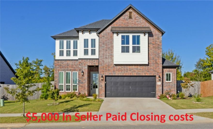 This beautifully maintained home offers the perfect blend of comfort, space, and functionality. Backing up to a peaceful open field, enjoy privacy from your backyard—no neighbors directly behind you! Inside, you'll find a dedicated office ideal for remote work, plus a bonus loft perfect for a second living area, playroom, or home gym. The open-concept layout features modern finishes, a well-appointed kitchen, and generous natural light throughout. The oversized two-car garage is insulated and equipped with a mini-split system for heating and cooling, making it a versatile space year-round—ideal for a workshop, studio, or additional recreational use. Located in a quiet neighborhood with convenient access to trails, schools, and I-49, this home combines peaceful living with everyday convenience. Don’t miss the chance to make this versatile and inviting property your own!