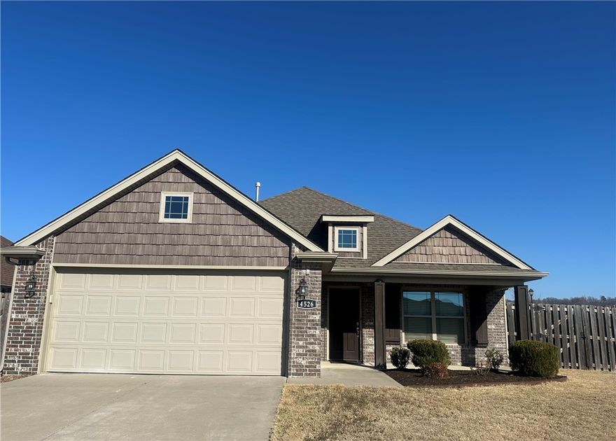 Welcome home to a place where life feels easy the moment you arrive. Located on a corner lot in one of Fayetteville’s most inviting neighborhoods, The Villages of Sloanbrooke. This beautifully maintained home offers the perfect blend of comfort, convenience, and everyday charm.

Imagine evening walks along the well lit sidewalks, passing peaceful ponds with fountains, or enjoying quiet evenings in your fully fenced backyard.  The perfect space for pets, gatherings, or simply unwinding after a long day.

Inside, pride of ownership shines throughout. The home is exceptionally clean, well cared for, and truly move-in ready. Even better, the washer, dryer, and refrigerator are already included, making your transition effortless from day one.

Located just minutes from local schools and the U of A.

This isn’t just a house, it’s a place to settle in, slow down, and truly feel at home.