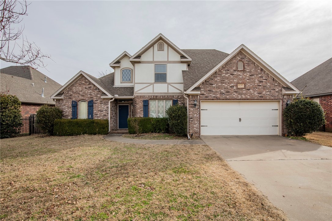 4 bedroom 2 1/2 bath home in the Hearthstone subdivision. Lots of crown molding, formal dining and wood style flooring throughout. Living room features very tall ceilings with gas fire place and opens into the kitchen. Kitchen features granite counters, stainless appliances and includes a vented hood over the range. Master is on the main level and has a large tile shower with 2 heads, double sinks and large walk in closet. There is a 2nd bedroom on the main level along with a 1/2 bath. Upstairs there are 2 large bedrooms and a full bath. Covered patio and fenced yard.
