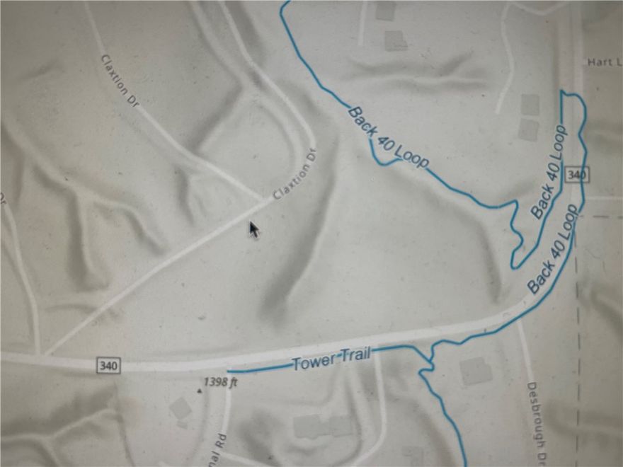 Tower Trail and Back 40 Loop ~300 ft away! ~1.5 miles from the SBAT-Back 40 Loop TrailHead! Bentonville Schools