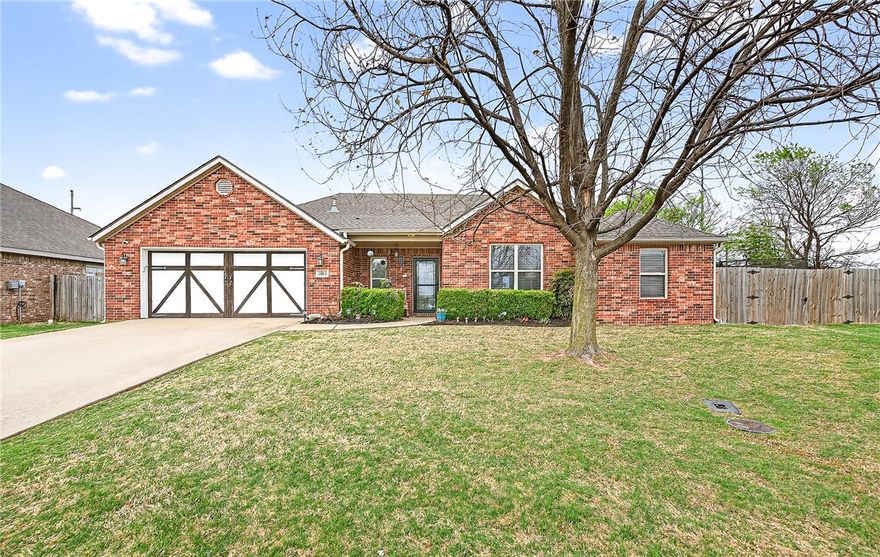 Beautifully maintained and ideally located in the heart of Rogers, this home offers exceptional outdoor living and unbeatable convenience just 5 minutes from the Walmart AMP and only 15 minutes from the new Walmart campus. Nestled near great schools with direct access to the Razorback Greenway, this charming home offers a unique connection to outdoor space and one of the area’s most desirable lifestyle amenities. Inside, the home has been thoughtfully maintained, with new appliances and recent upgrades that include a new roof, new fence, and epoxy garage floors. Outside, the oversized backyard is a true showstopper, featuring an expanded covered patio with bar, gravel fire pit area, and peaceful views that make the space feel like a private retreat. Loaded with value, this home offers the perfect blend of comfort, function, and lifestyle.