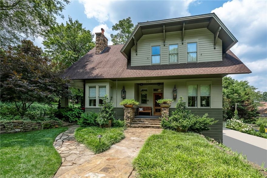 If you love the charm of an Historic home, but don't love the maintenance, look no further! Originally built in 2004, this home was fabulously remodeled & expanded in 2018. Winner of the Outstanding Contemporary Architecture in an Historic Setting award, the character of an older home has been beautifully depicted by teams of renowned architects & designers, bringing together a lovely & warm estate. Positioned on two lots at the corner of Maple & Park Avenue, the home offers privacy & convenience located between Wilson Park, Dickson Street, & the Greenway Trail system. Abundant outdoor living by DK Design includes a covered porch, stone terrace to the gardens, water feature, natural stone gas fire pit with lava rock, teak cabinetry + granite tops housing a grill and Green Egg. Inside there are tall ceilings, hardwood floors throughout, real wood windows with custom drapes, in-law apartment, 2 car + scooter garage, 2 kitchens + a scullery, 2 fireplaces, 2 bars, & more. Please inquire for a full list of amenities.