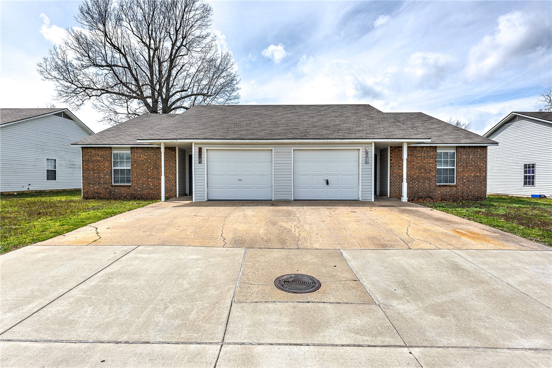 Excellent investment opportunity in West Fayetteville! Freshly remodeled duplex (3 bedrooms, 2 bathrooms, 1 car garage per side) with brand new flooring, paint, refinished cabinets, new counter tops, and new lighting & plumbing fixtures throughout. Brand new kitchen appliances including refrigerators. Washer/dryer hookups. Conveniently located just under 2 miles from I-49 and only 3 miles to the UofA. Close to bus routes, trails, schools, shopping, restaurants, and all amenities Fayetteville.