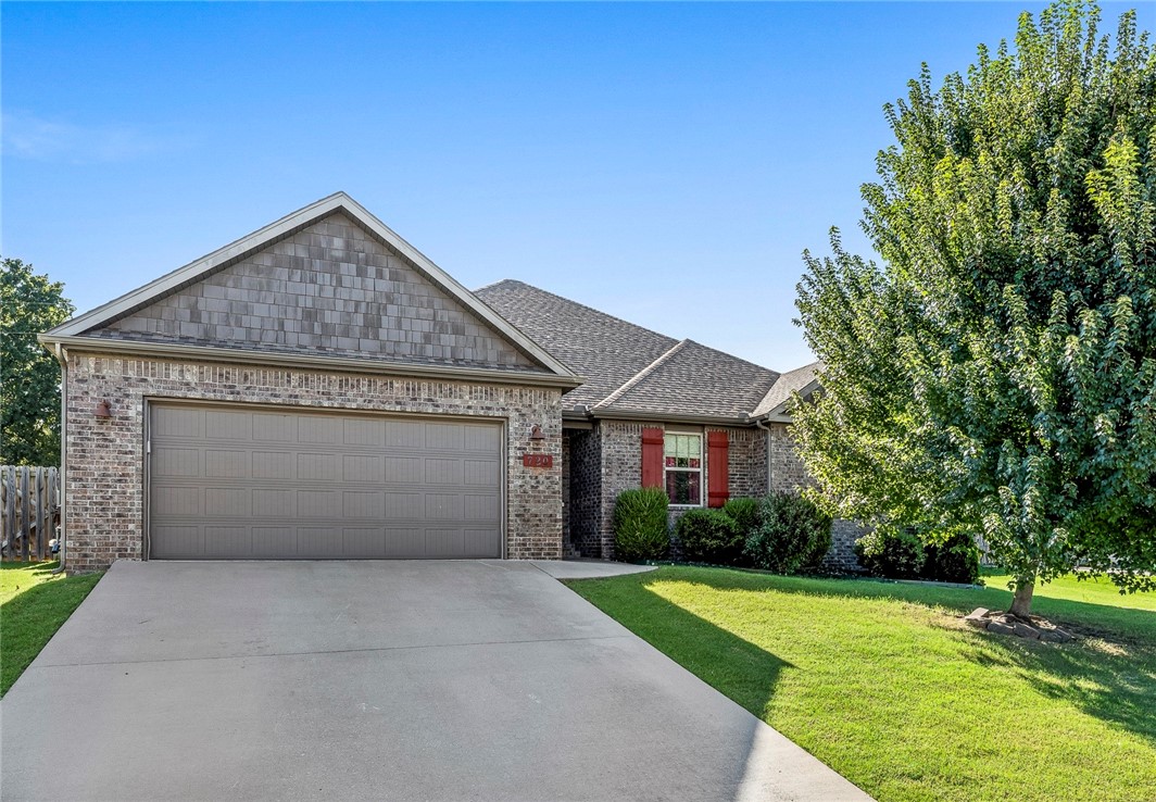 Welcome to this well-kept 4-bedroom, 2-bath home featuring a spacious open floor plan perfect for modern living. The heart of the home is the gourmet kitchen with granite countertops, stainless steel appliances, apron-front farmhouse sink and under-cabinet lighting. The kitchen flows seamlessly into the living area with vaulted ceilings, a cozy gas fireplace, and plenty of natural lightāideal for both entertaining and everyday comfort. Retreat to the primary suite with a barn door entry to a spa-like bathroom boasting a walk-in shower with dual shower heads, dual vanities and huge walk-in closet. Enjoy the covered back patio overlooking a privacy-fenced backyard, perfect for relaxing or outdoor gatherings. Recent updates include fresh interior paint and professionally cleaned carpets and tile, making this home move-in ready. Additional features include a 2-car garage, dedicated laundry room, drop space/mud room and convenient location minutes from schools, shopping, and parks.