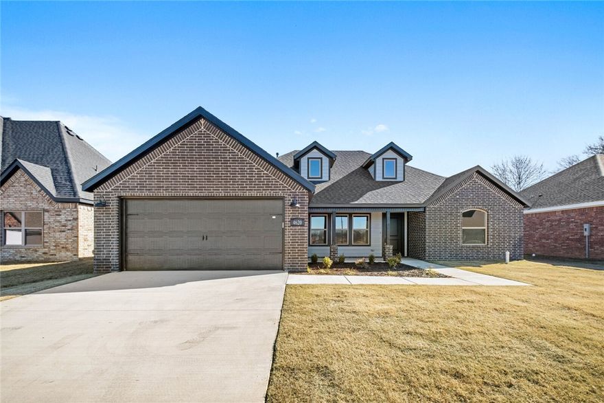 This is The Cypress Open Floor Plan. This stunning house offers 3 spacious bedrooms and 2 modern bathrooms. The cozy living room invites you to relax and unwind, while the elegant dining room is perfect for entertaining guests. The fully equipped kitchen boasts stainless steel appliances, granite countertops, and plenty of storage space for all your culinary needs. ? Step outside onto the covered patio, which offers a great spot for enjoying the outdoors, rain or shine. The attached garage provides ample space for your vehicles, and the laundry room is conveniently located nearby. Additionally, this house features a versatile space that can be used as an office, pantry, or lockers, depending on your needs. With plenty of natural light and plenty of storage space, this space can easily be customized to suit your lifestyle. Overall, this house is the perfect combination of modern amenities and classic charm, offering everything you need to live comfortably and stylishly.