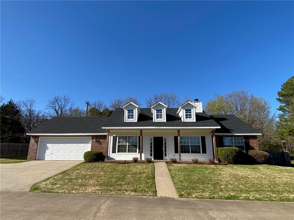 Cute 4 BR 2 BA midtown Fayetteville home on private drive within walking distance to Gulley Park and Butterfield elementary. Open concept split floor plan with eat-in kitchen and bar top. Durable stained concrete flooring. Built-in cabinets flank the living room fireplace. Fourth bedroom has glass french doors for potential office or playroom. Nice covered front porch for relaxing and enjoying the view. New roof installed early 2021.
